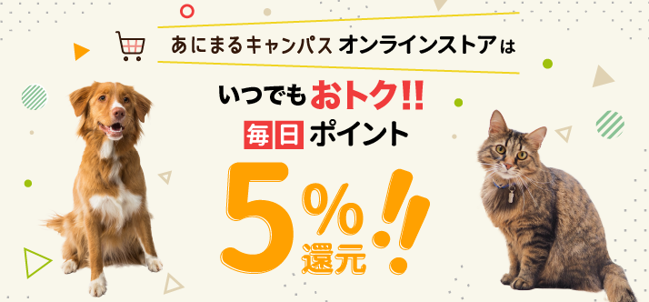 いつでもおトク 毎日5%還元