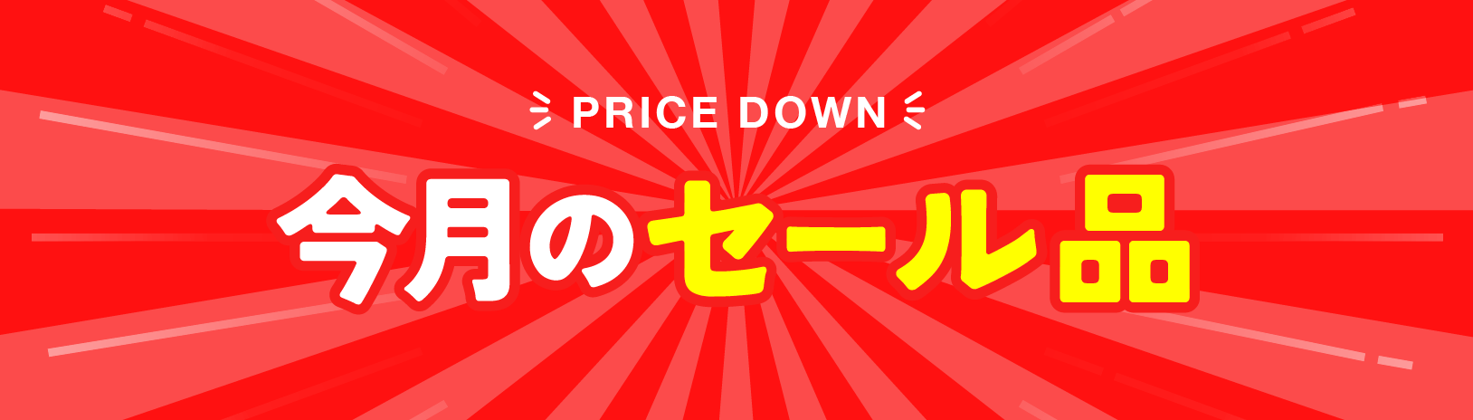 今月のセール品