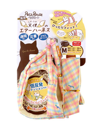 天使のエアーハーネス パステル チェック Mサイズ