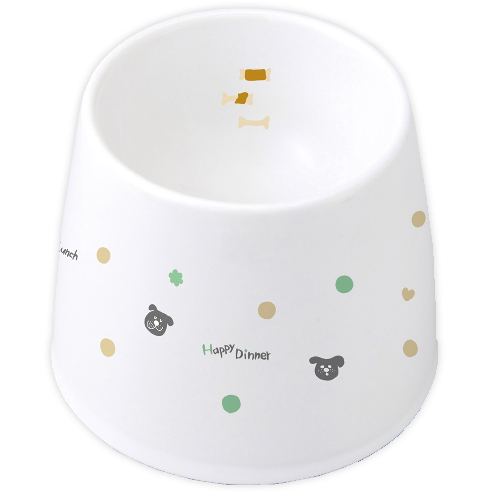 食べやすい 陶製食器 犬用 Mサイズ