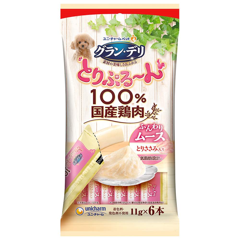 グラン･デリ とりぷるーん　ムース　とりささみ 11g×6本
