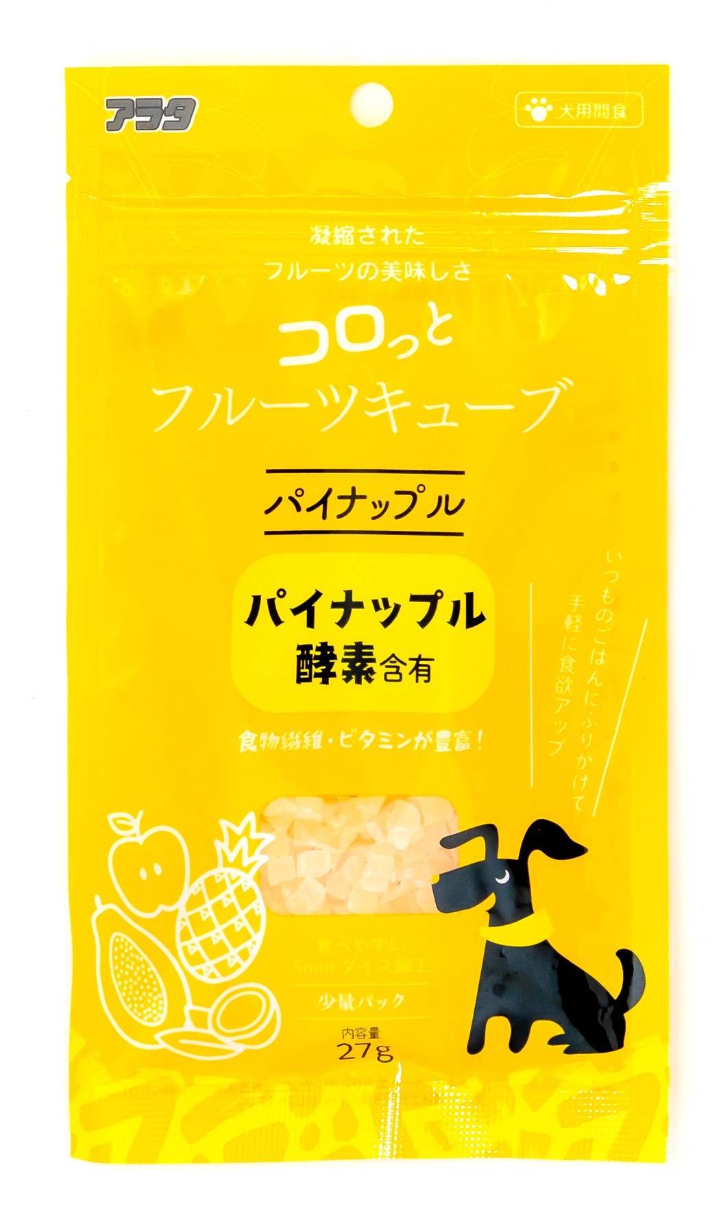 アラタ コロッとフルーツキューブ パイナップル 27g