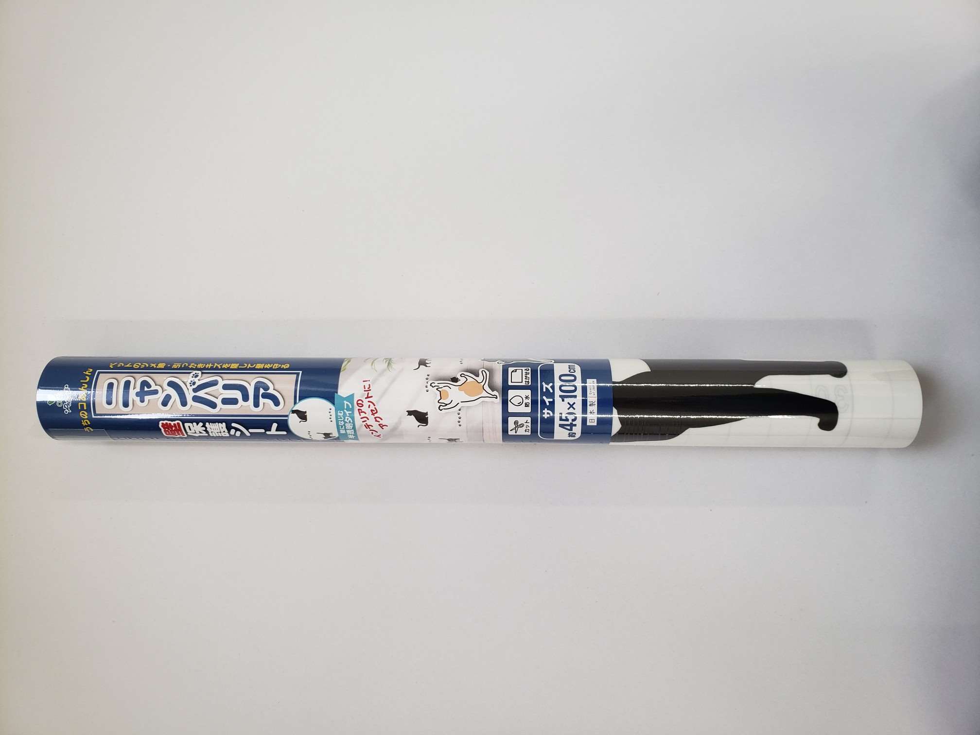 オカ ニャンバリアペット用壁保護シート　シルエット 約45×100㎝