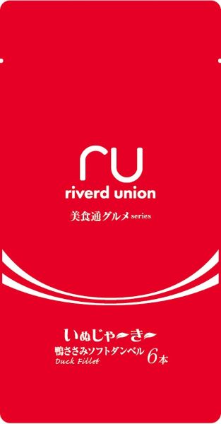 いぬじゃーきー 美食通グルメseries 鴨ささみソフトダンベル 6本