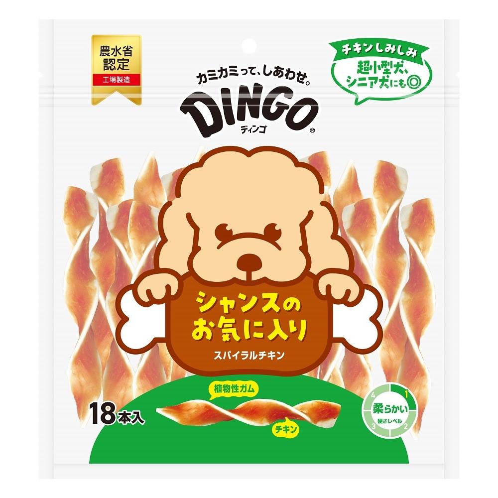 DINGO スパイラルチキン 18本入