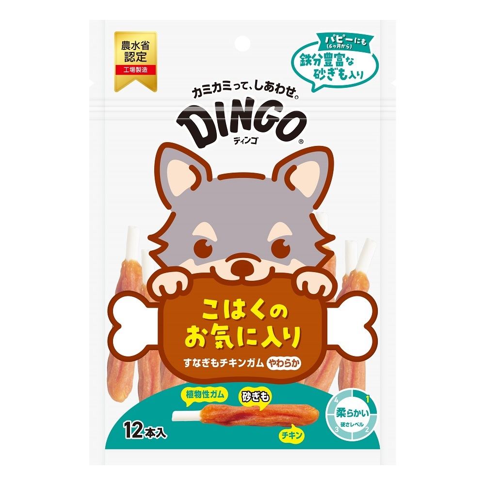 DINGO すなぎもチキンガム やわらか 12本入