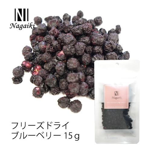 Nagaiki フリーズドライ ブルーベリー 15g