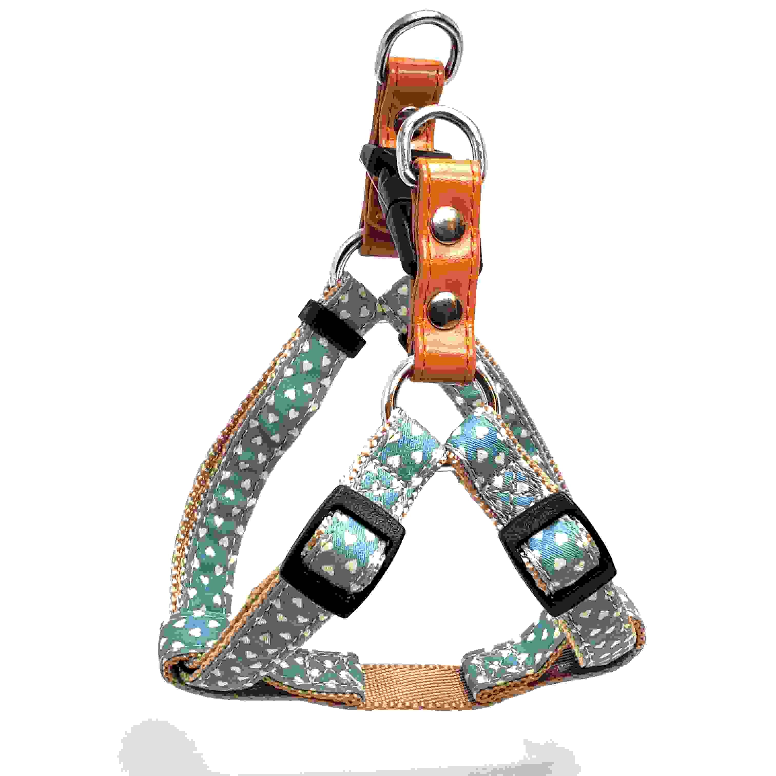 LEADOG プチハートカンタンハーネス M　グリーン