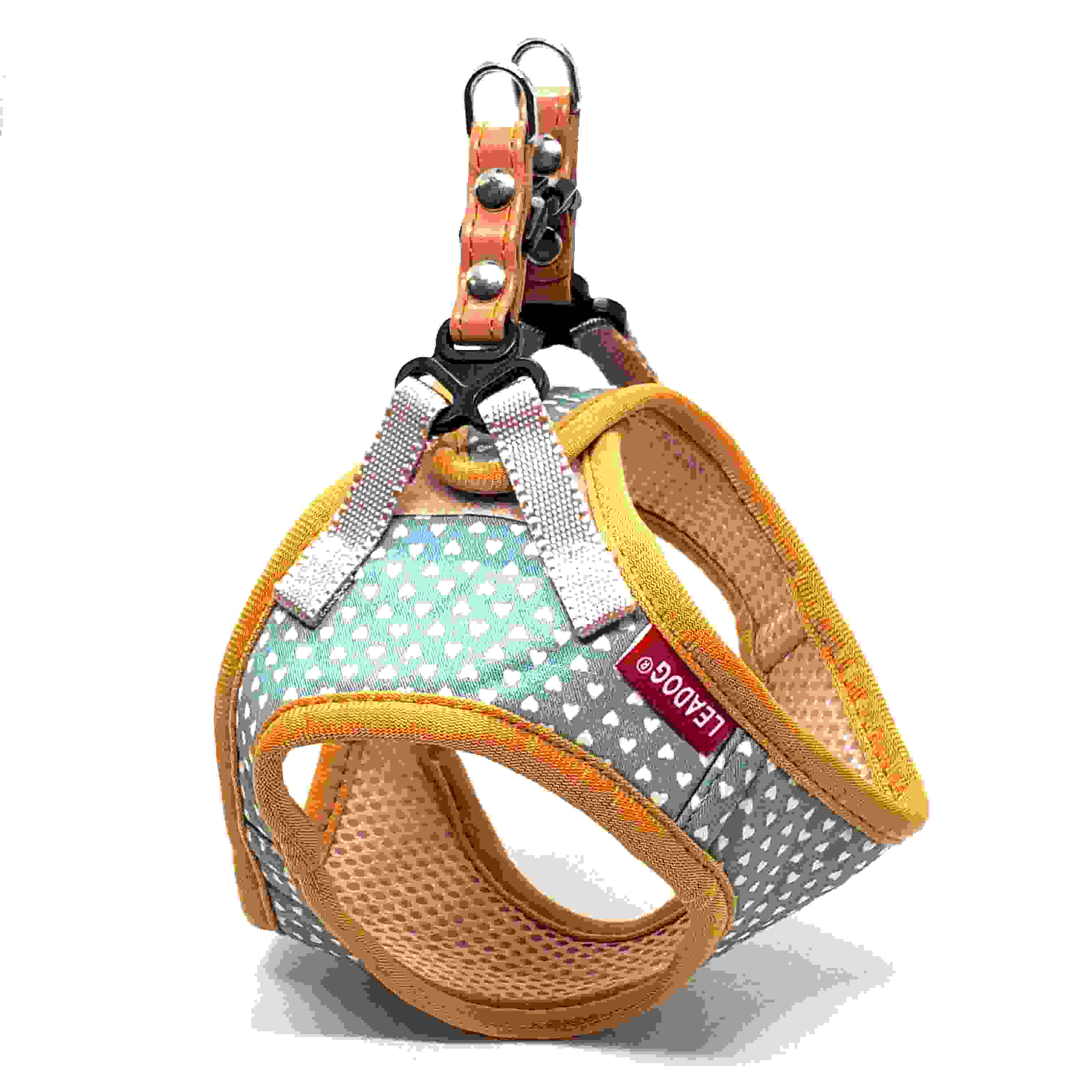 LEADOG プチハートソフトハーネス SM　グリーン