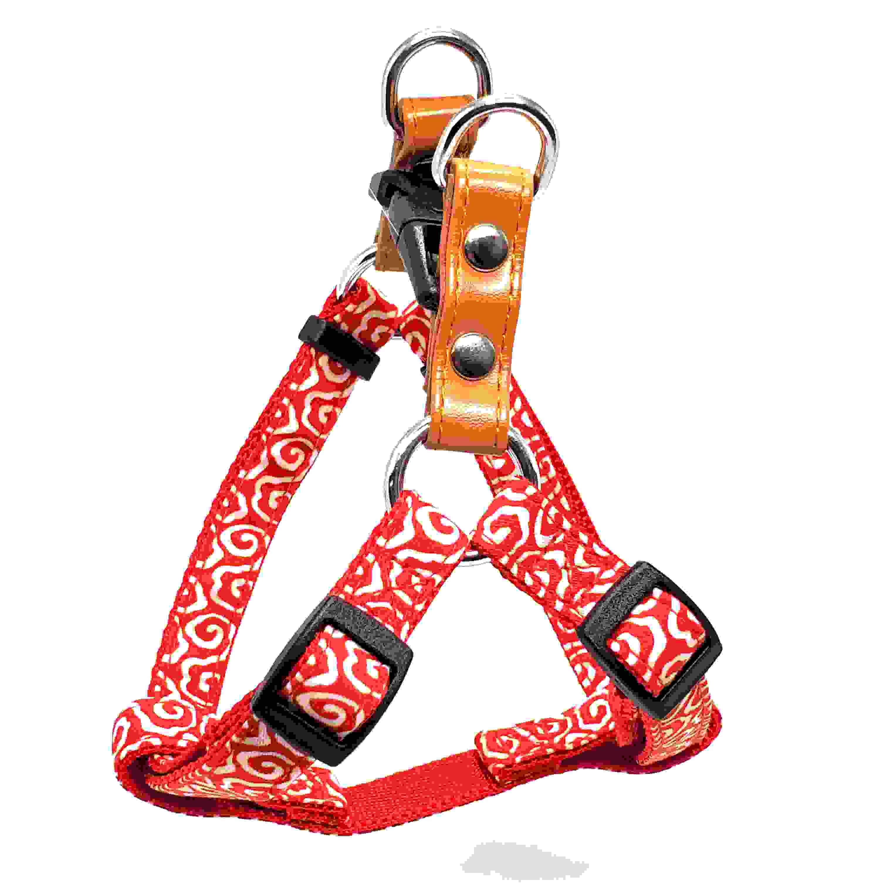 LEADOG 唐草カンタンハーネス SS　レッド