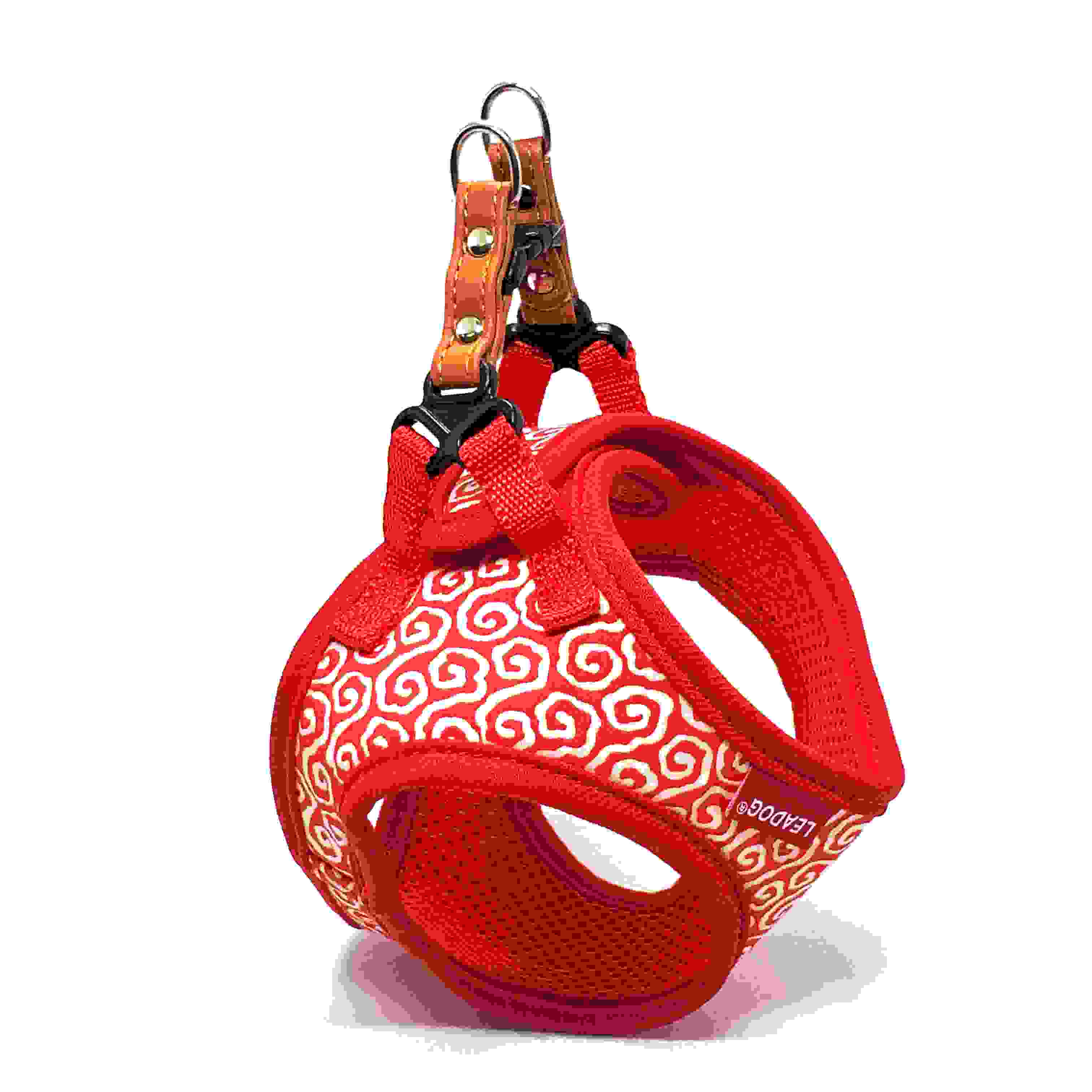 LEADOG 唐草ソフトハーネス　S　レッド