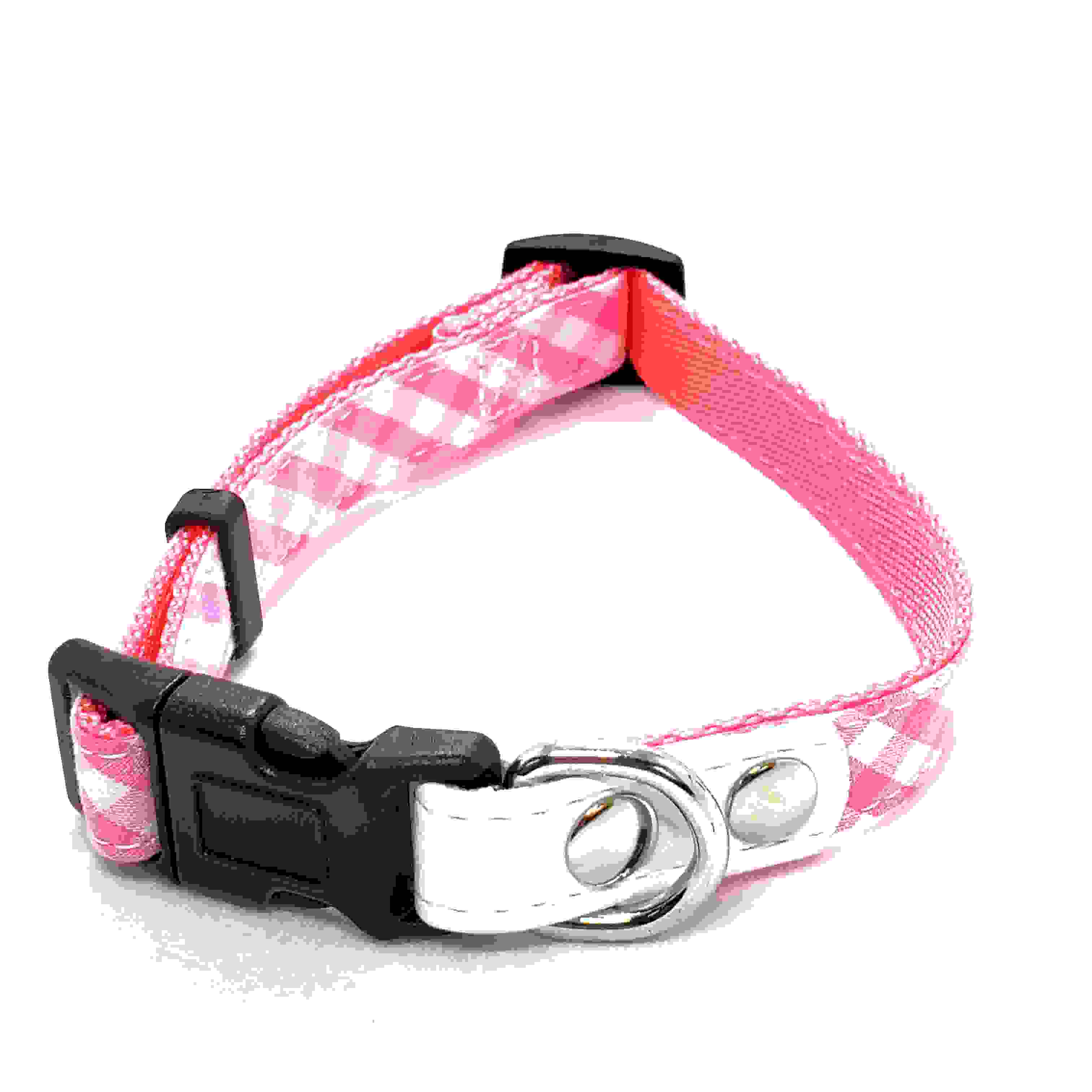 LEADOG NEWギンガムチェックワンタッチカラー SS　ピンク