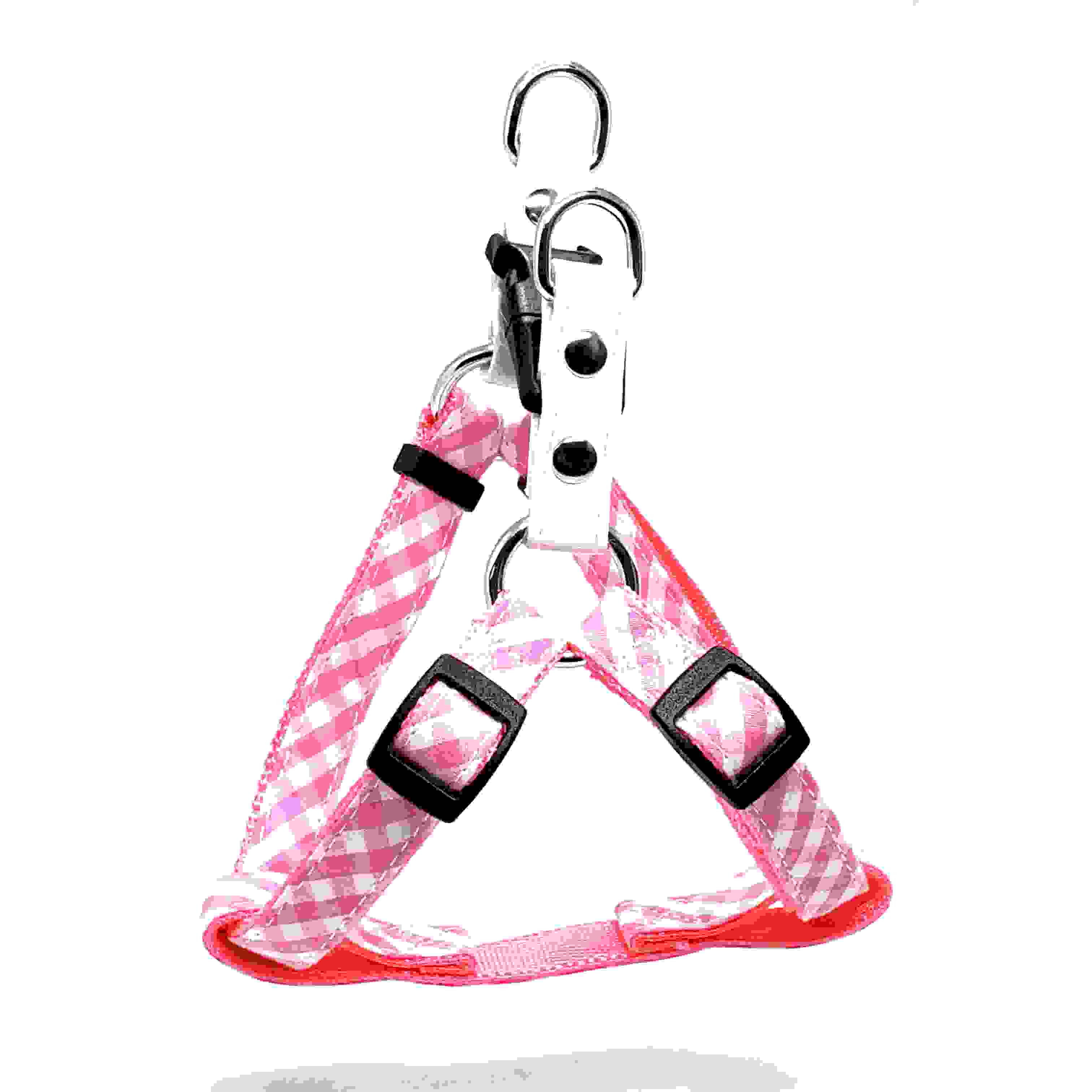 LEADOG NEWギンガムチェックカンタンハーネス SS　ピンク