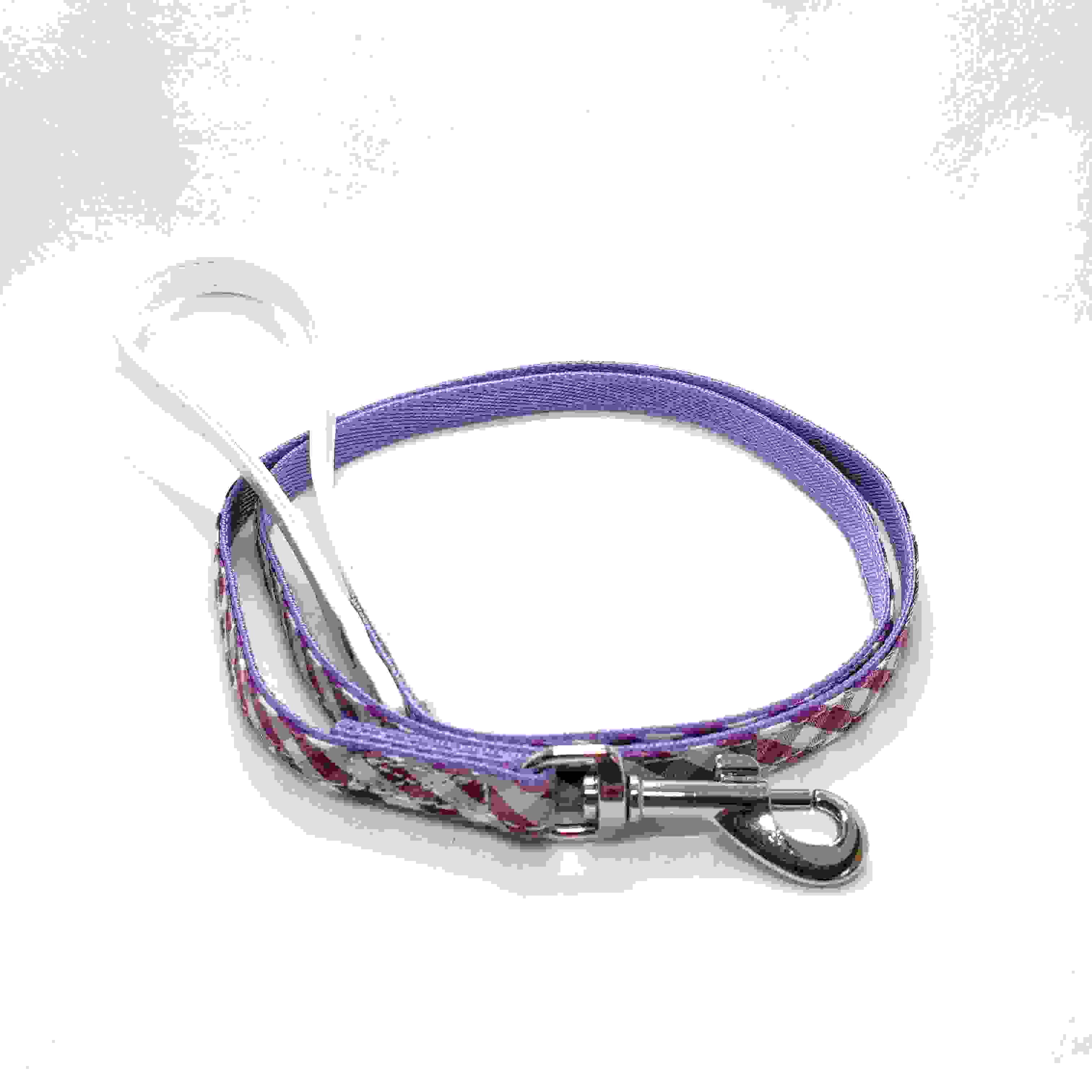 LEADOG NEWギンガムチェックリード SS　パープル