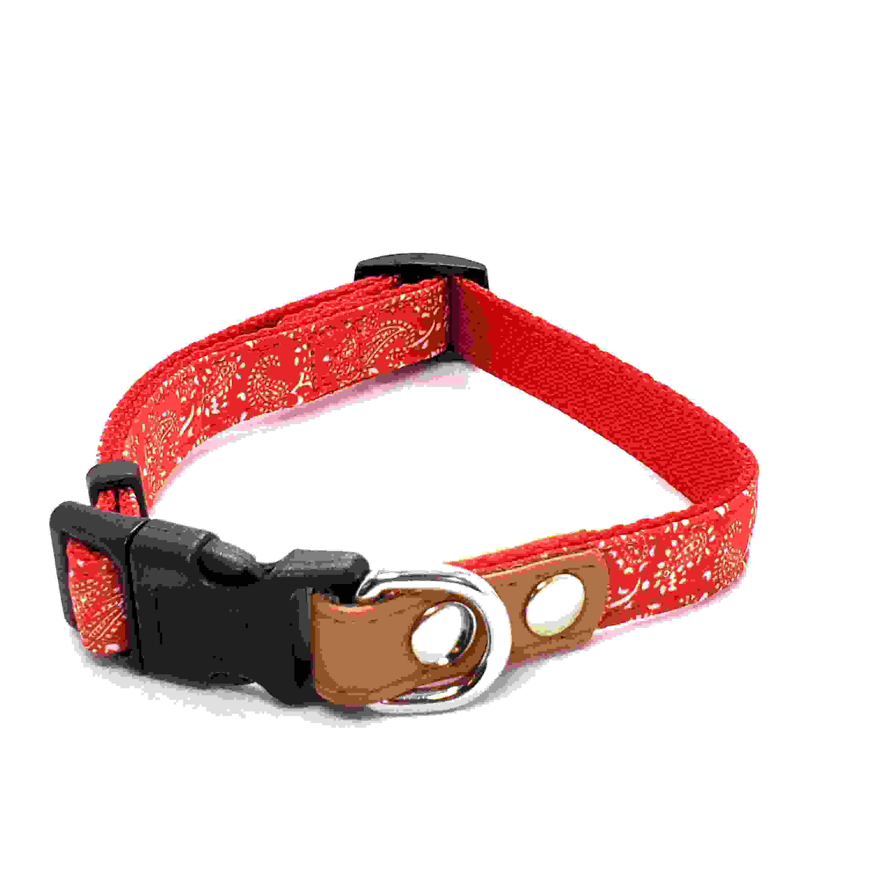 LEADOG ペイズリーワンタッチカラー S　レッド