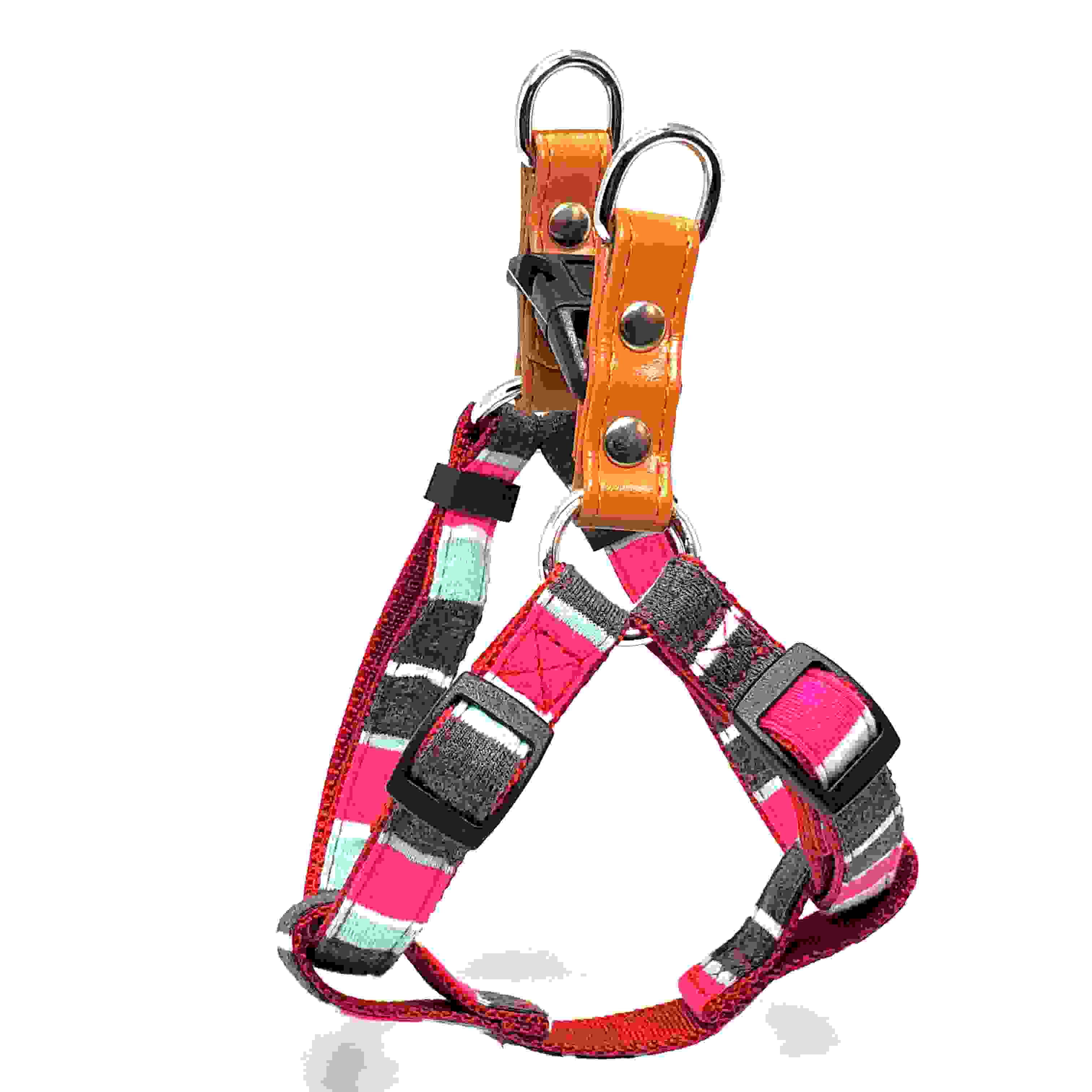 LEADOG パステルボーダーカンタンハーネス SS　ミント