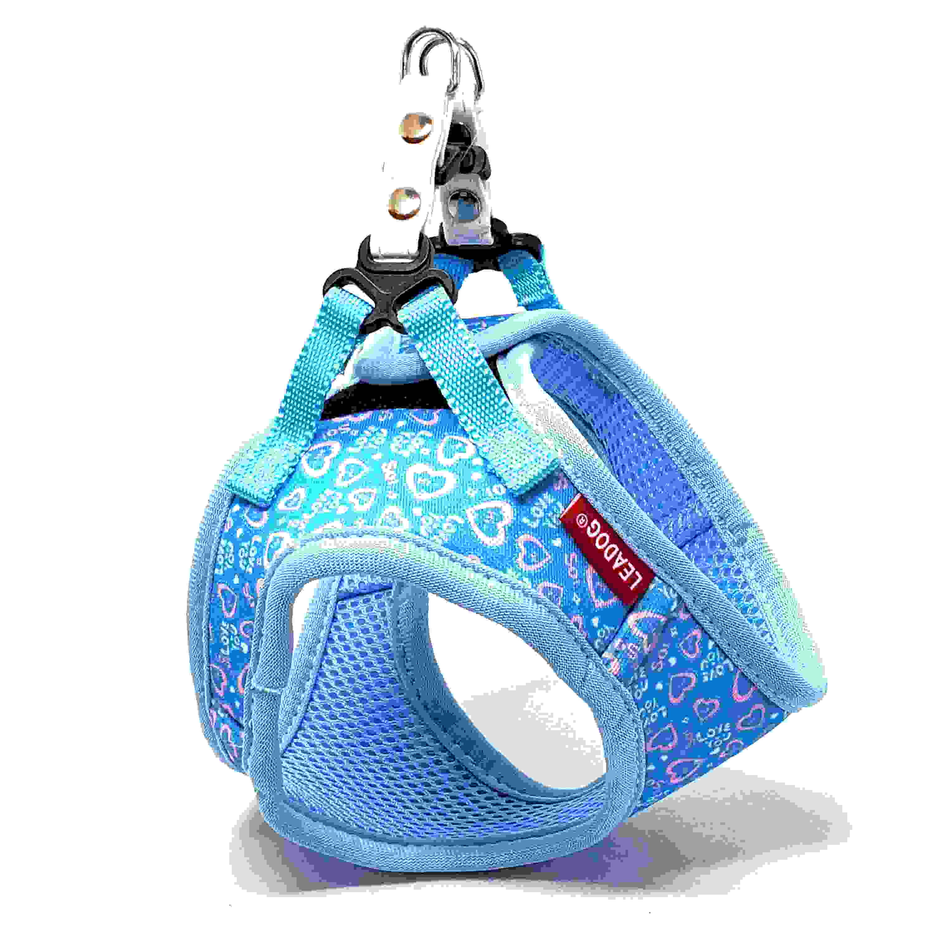 LEADOG ラブハートソフトハーネス SS　ブルー