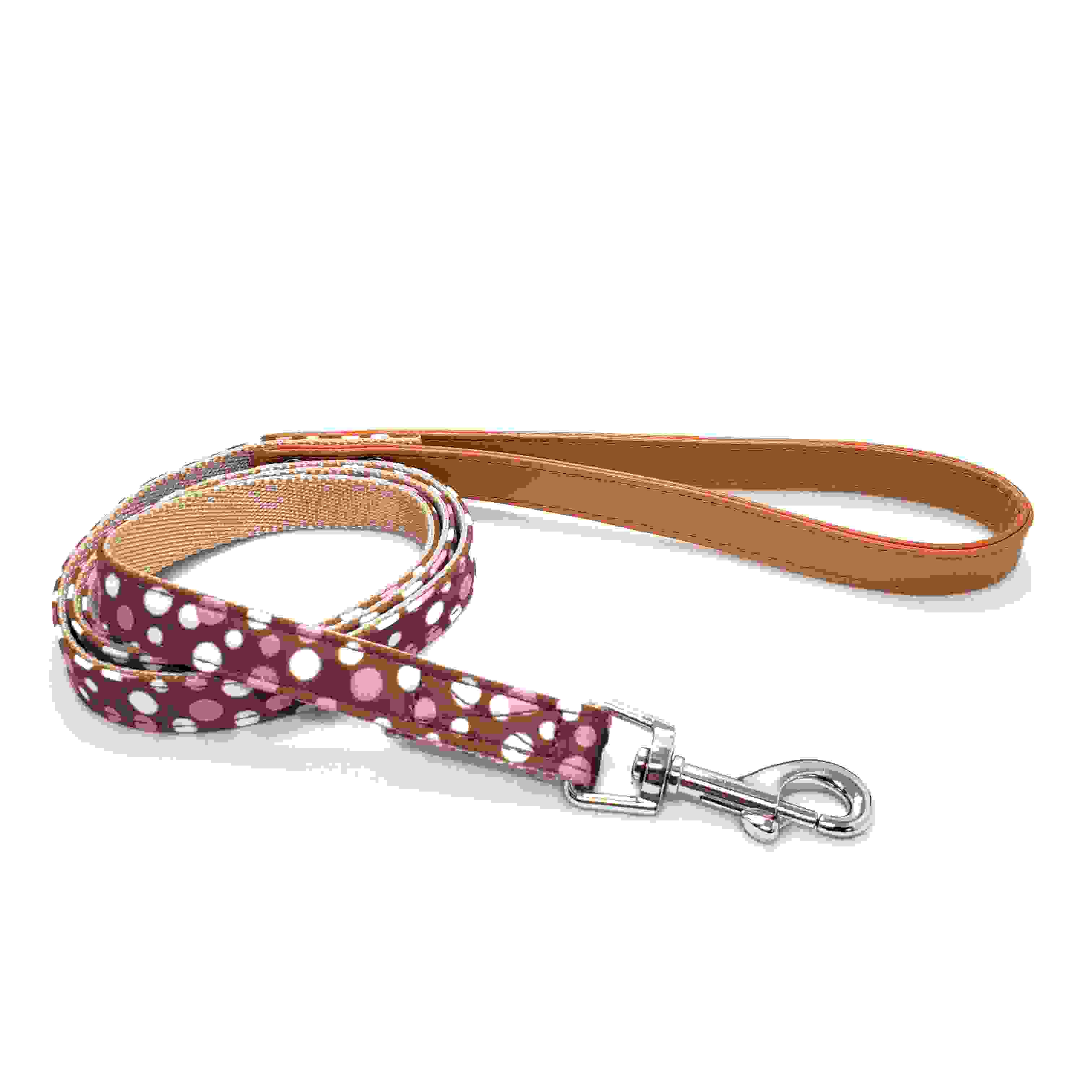 LEADOG 水玉リード SS　ブラウン