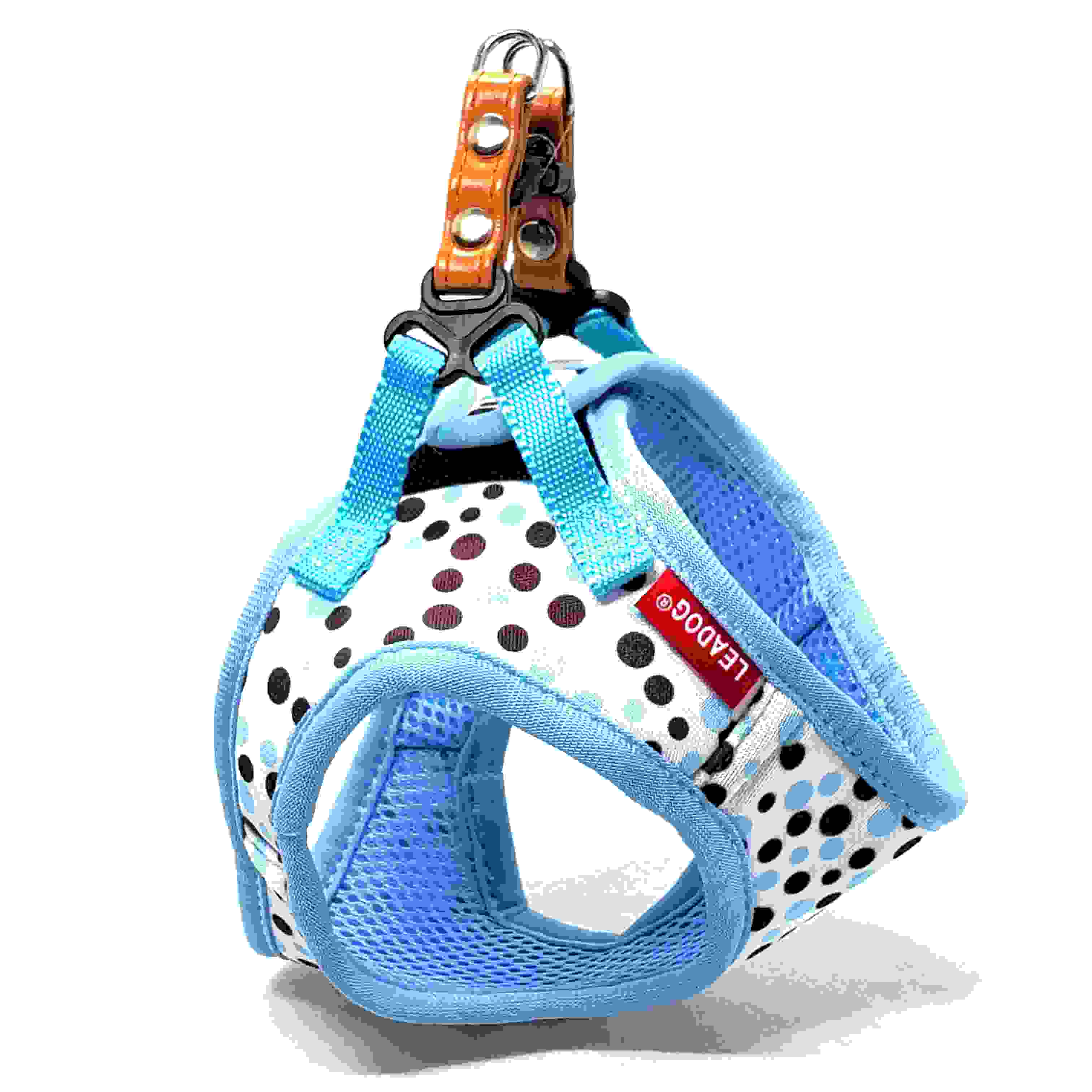 LEADOG 水玉ソフトハーネス SS　ホワイト