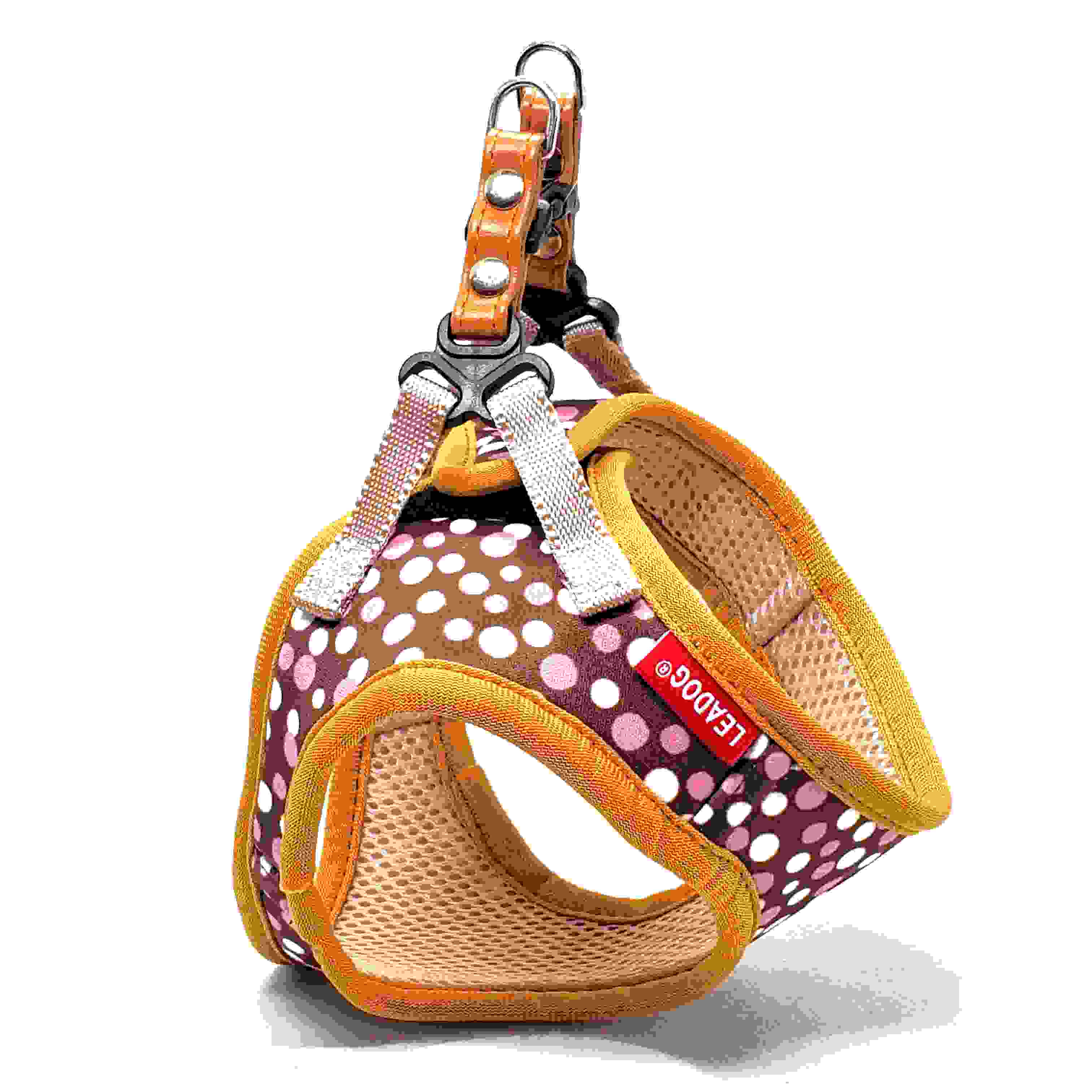 LEADOG 水玉ソフトハーネス S　ブラウン