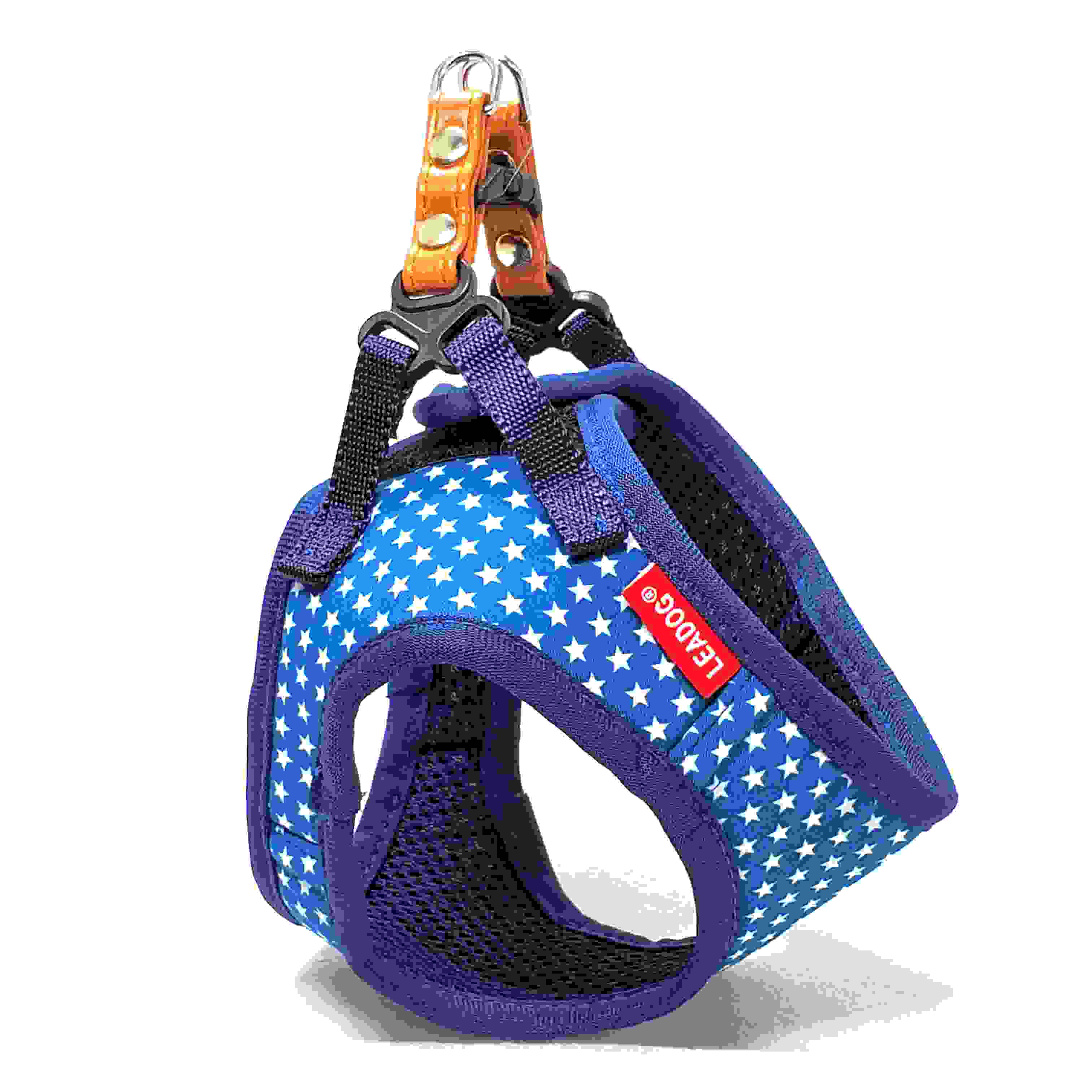 LEADOG スターソフトハーネス S　ブルー