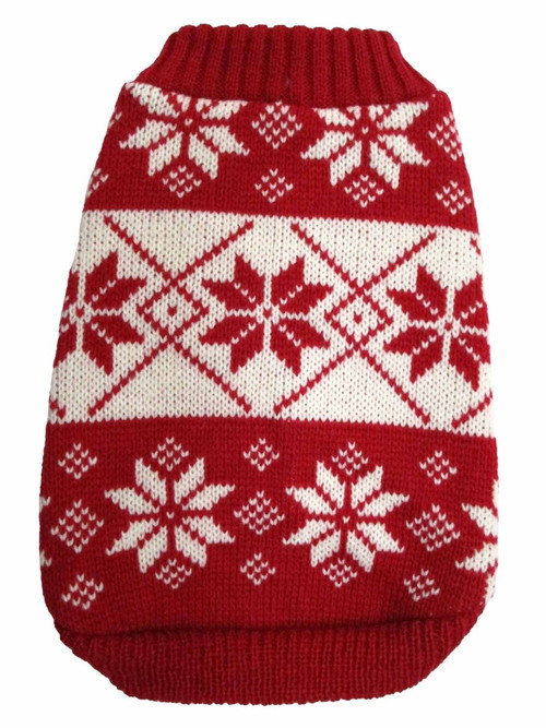 セーター ノルディック アカ 各サイズ（SS）