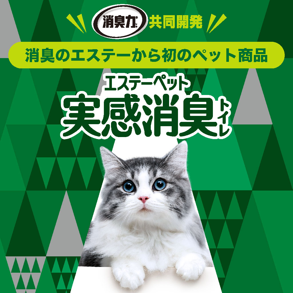 エステーペット 猫用 実感消臭 シート 20枚 [システムトイレ 各社に使える] [消臭力]共同開発 猫 トイレ トイレシート 消臭 日本製 そ