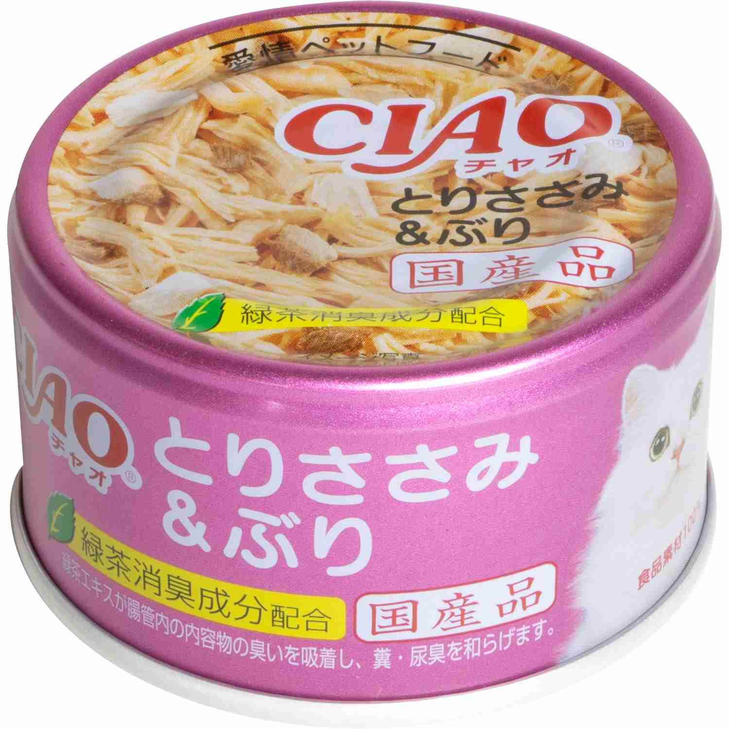 CIAO ホワイティ(とりささみシリーズ) とりささみ＆ぶり 85g