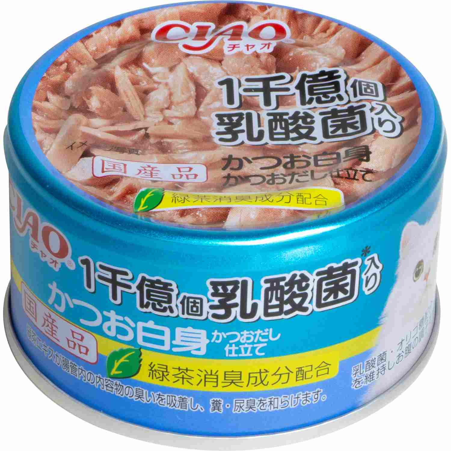 CIAO 1千億個 乳酸菌 かつお白身 かつおだし仕立て 85g