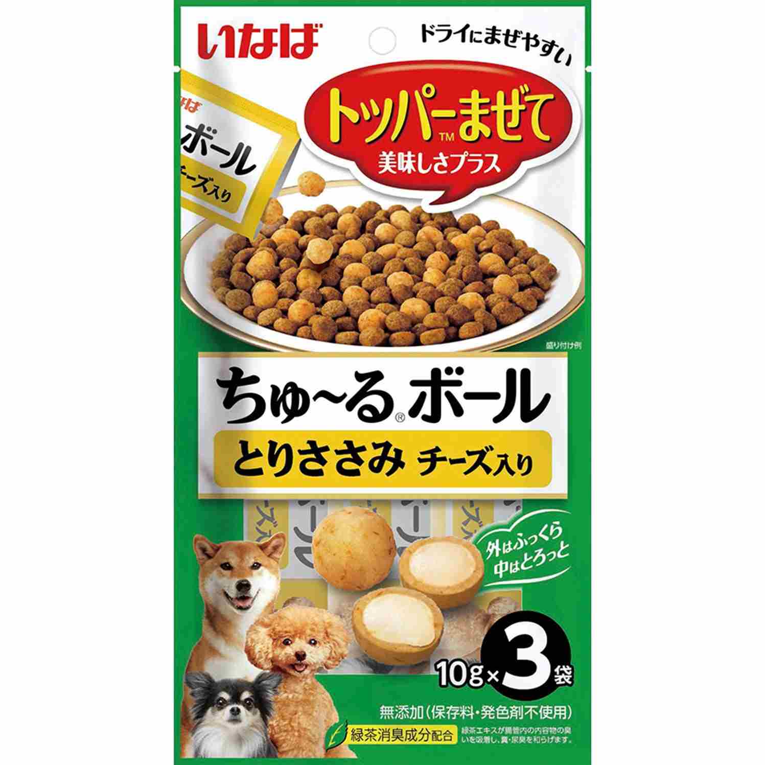 ちゅ～るボール とりささみ　チーズ入り 10g×3袋