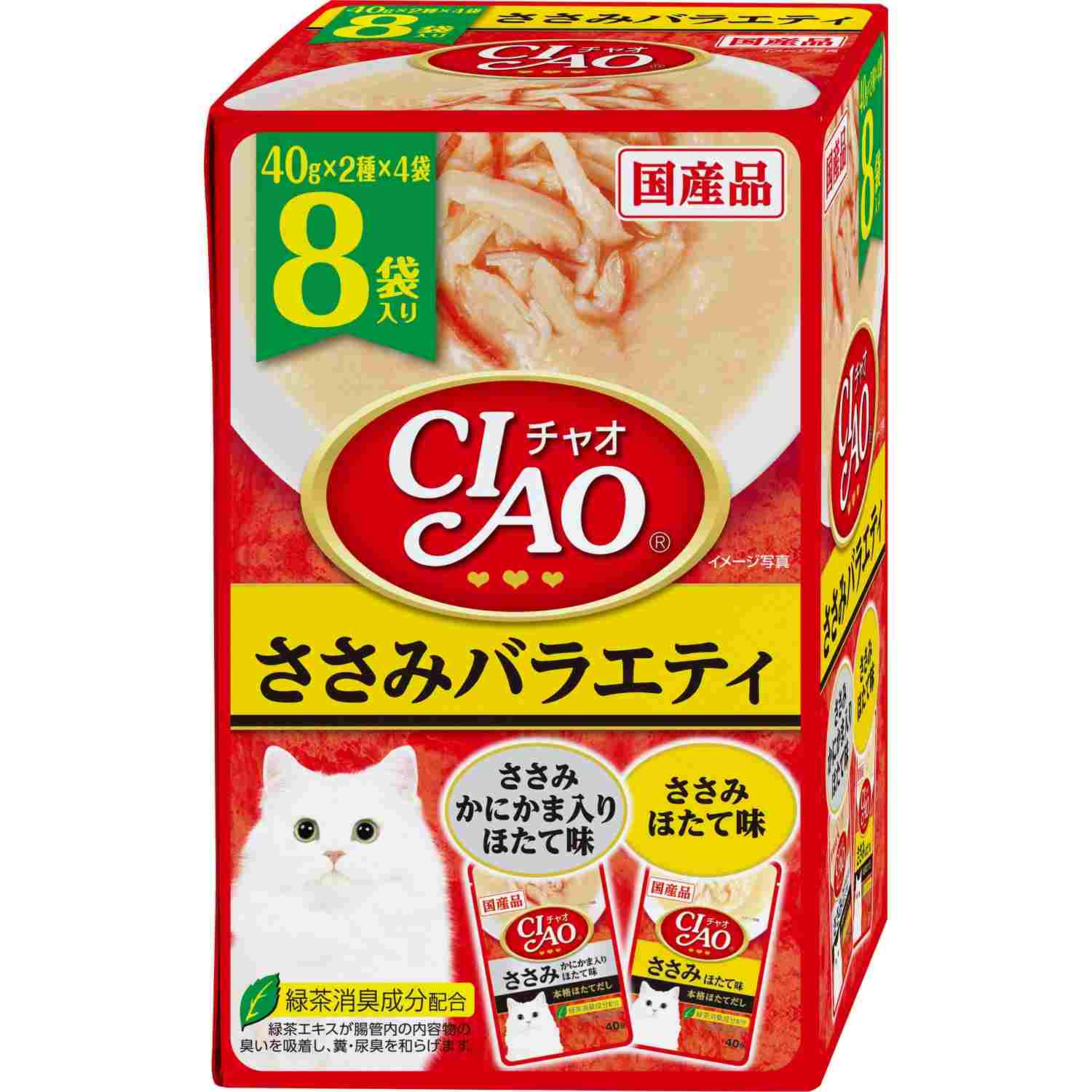 CIAOパウチ ささみバラエティ 40g×8袋