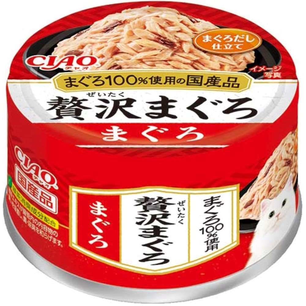 【9月1日終売予定】CIAO 贅沢まぐろ まぐろ　60g