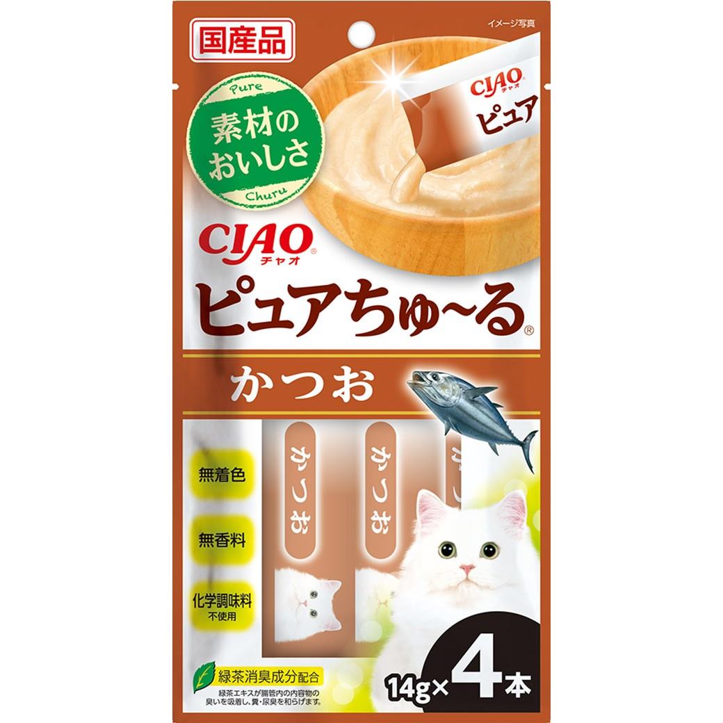 CIAO　ピュアちゅーる　かつお 14g×4P