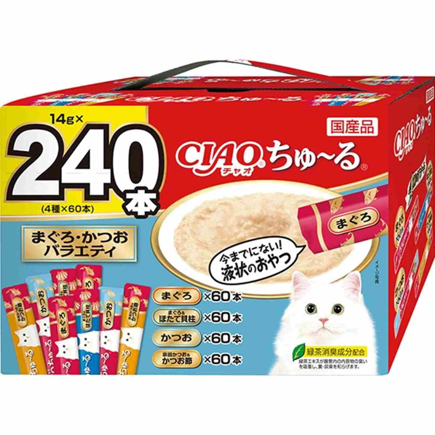 CIAOちゅーる　まぐろ・かつおバラエティ 14g×240P