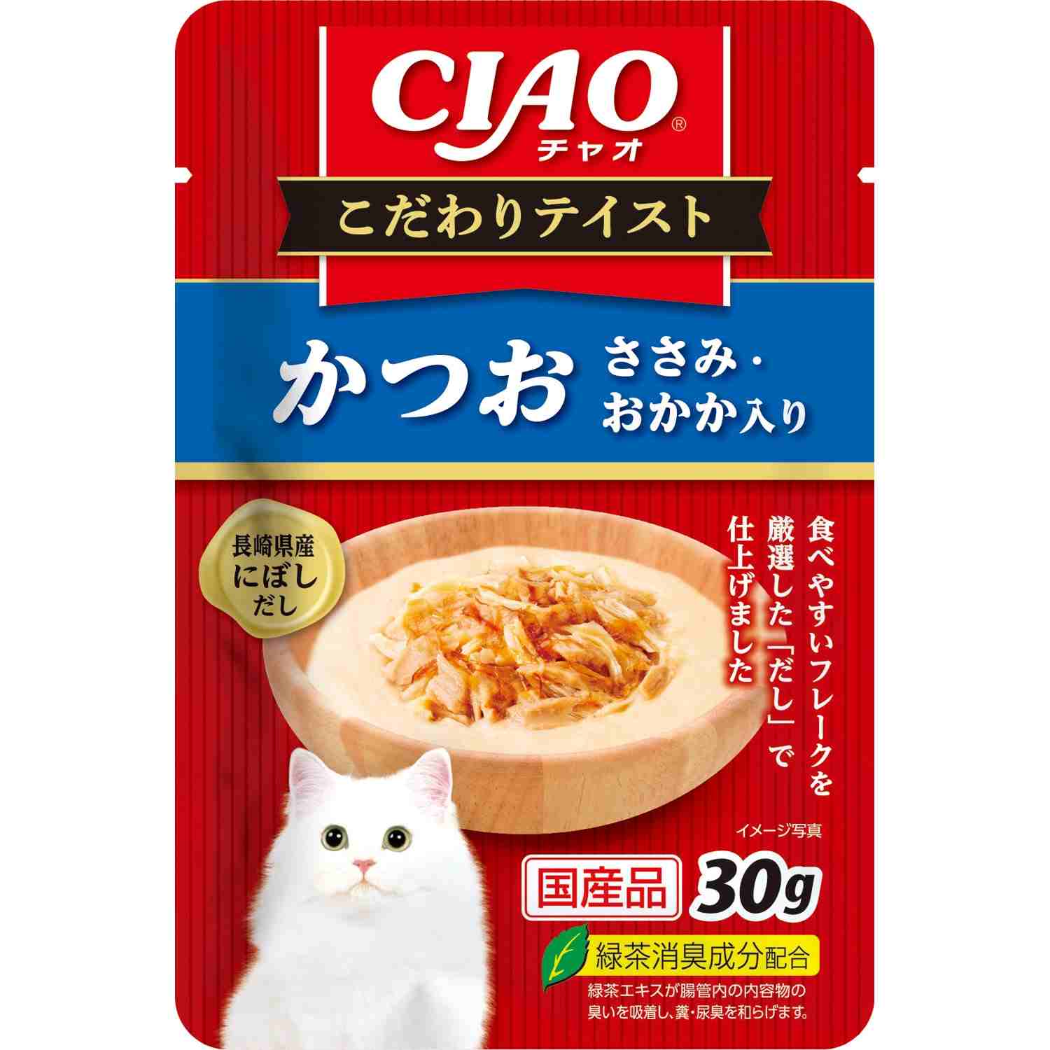 CIAO こだわりテイスト かつお ささみ・おかか入り 30g