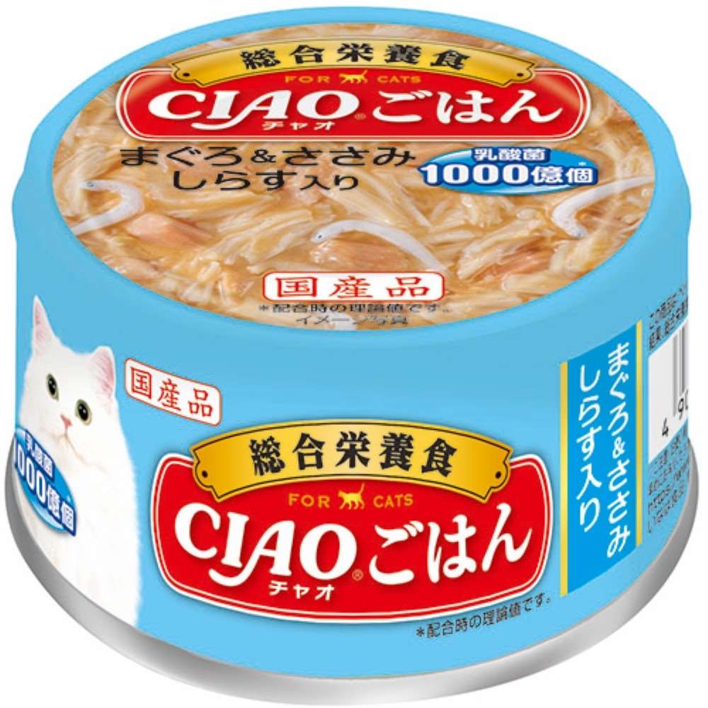 CIAO ごはん まぐろ＆ささみ しらす入り 85g