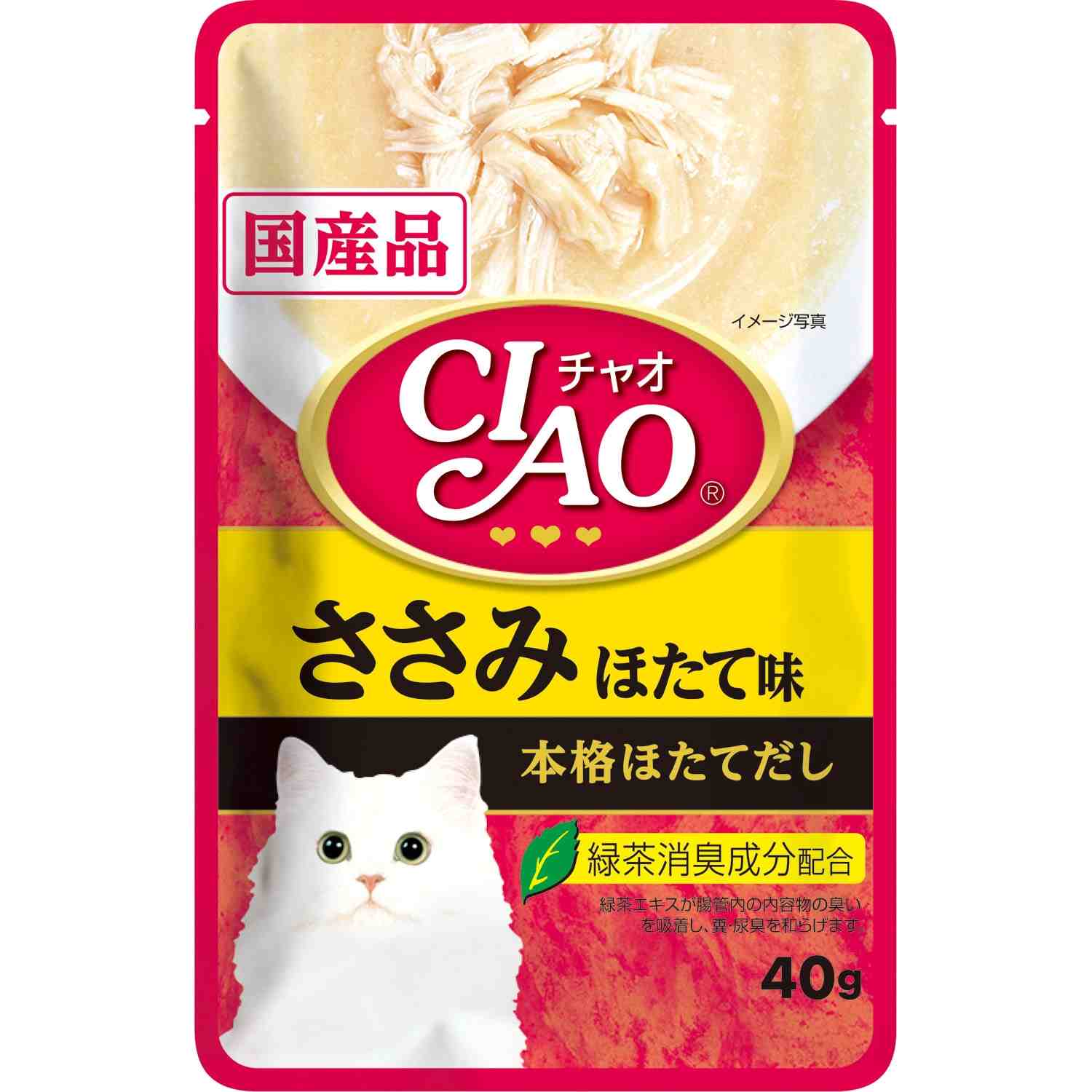 CIAOパウチ ささみ　ほたて味 40g