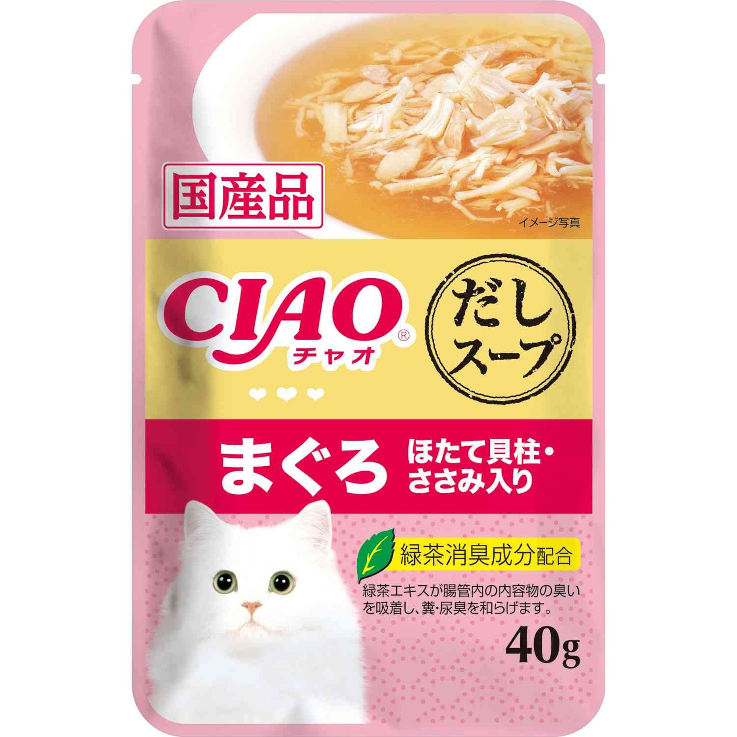 CIAOスープ まぐろ　ほたて貝柱・ささみ入り 40g