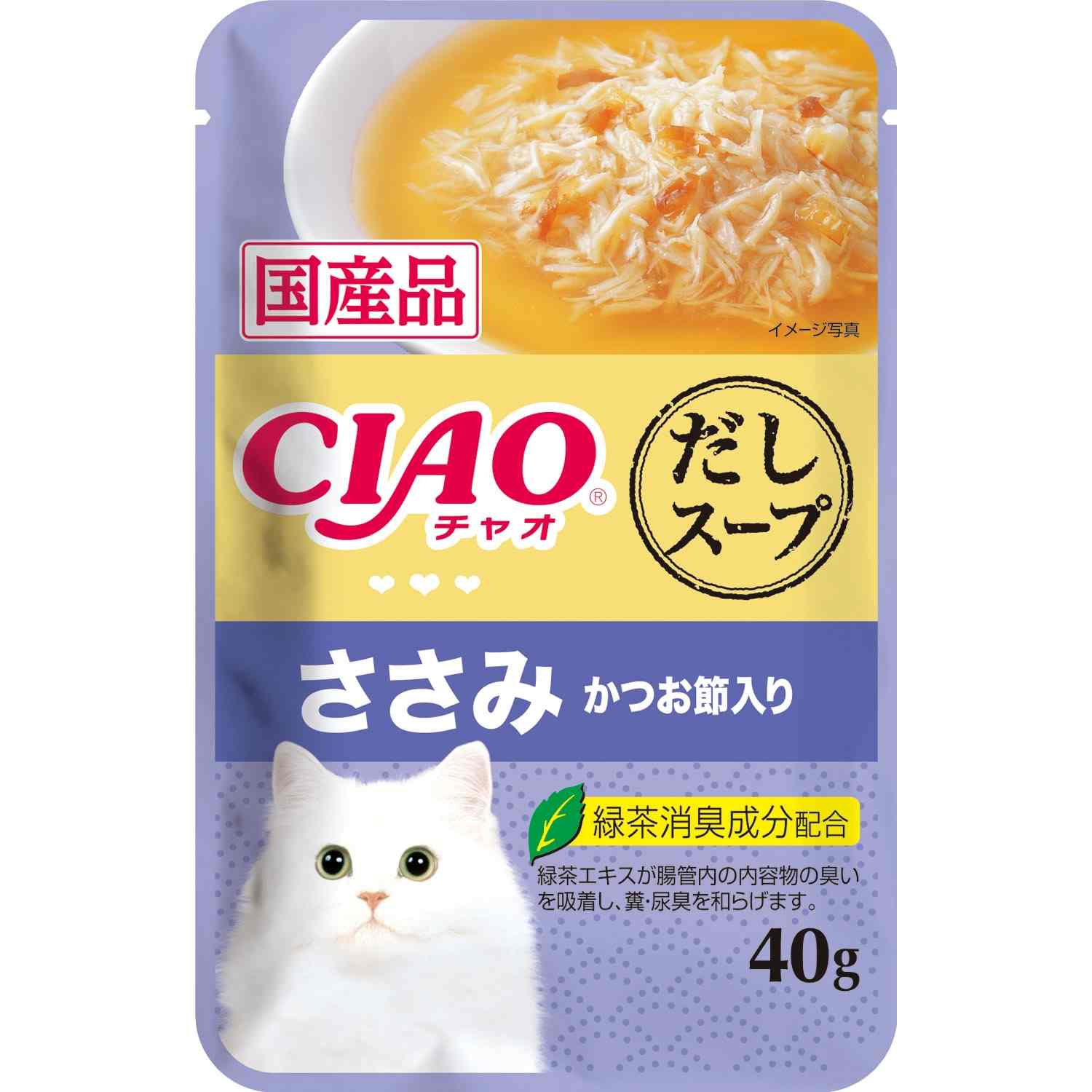 CIAOスープ ささみ　かつお節入り 40g