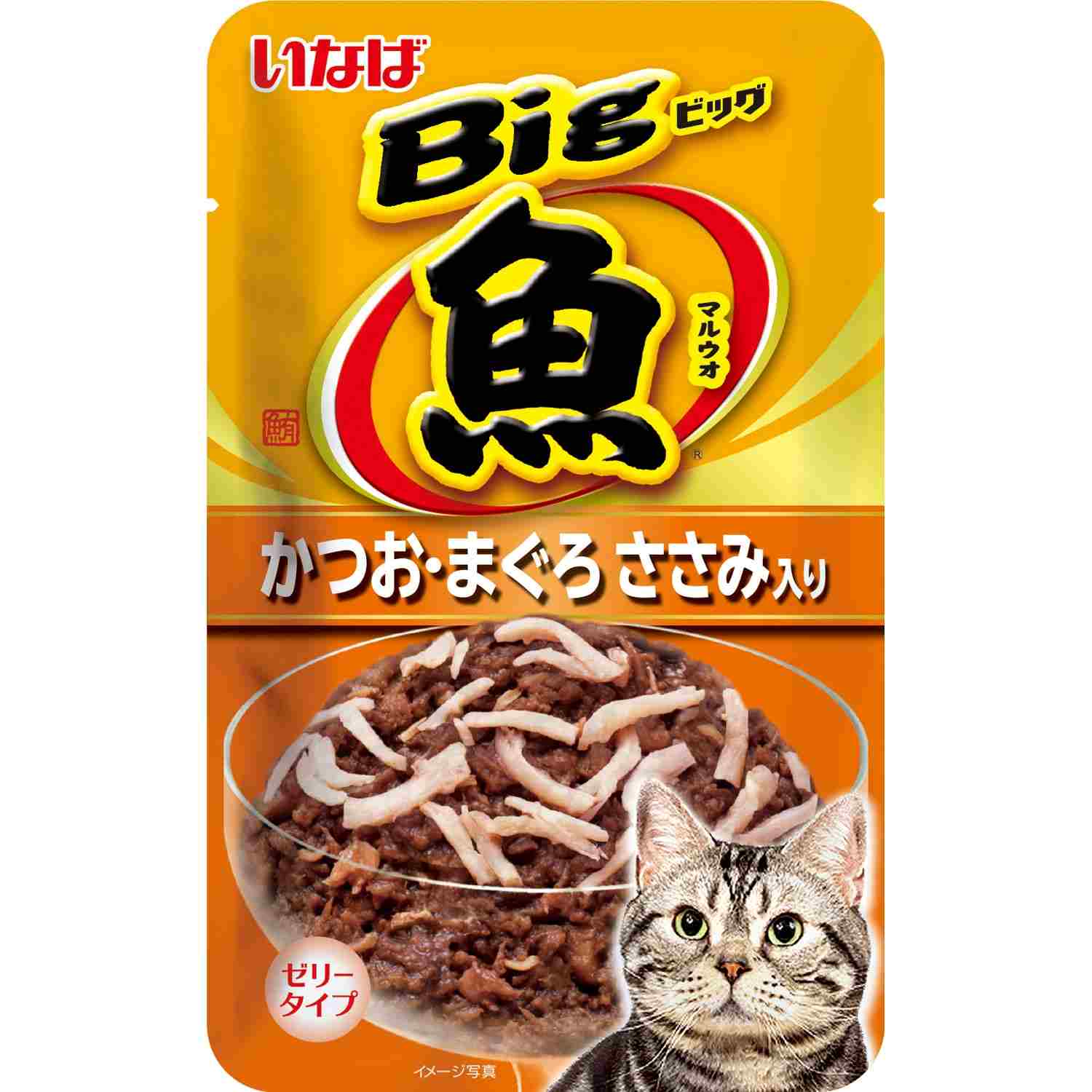 Bigマルウオ かつお・まぐろ ささみ入り 80g