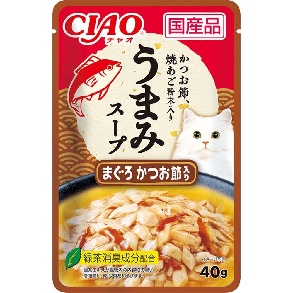 CIAO 旨みスープ まぐろ　かつお節入り 40g