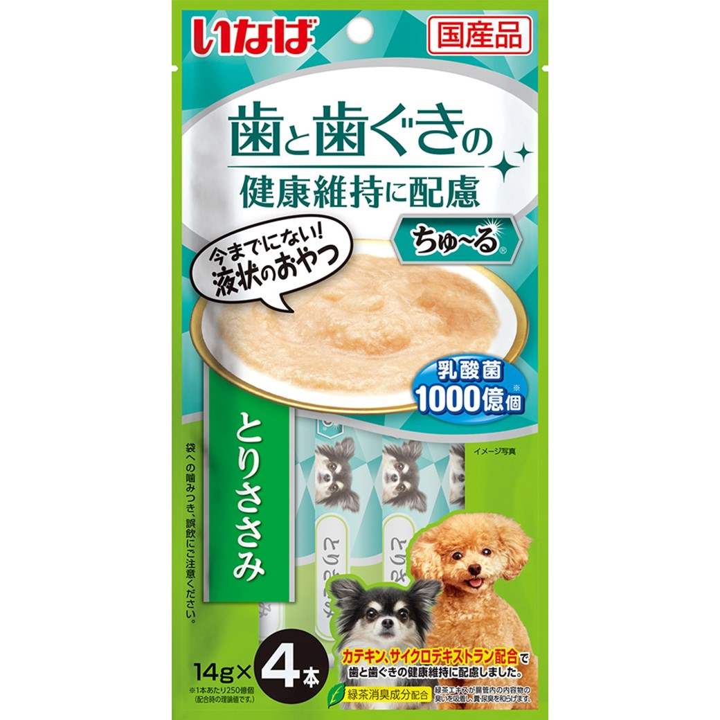 ちゅ～る 歯と歯ぐきの健康維持に配慮 とりささみ 14g×4本