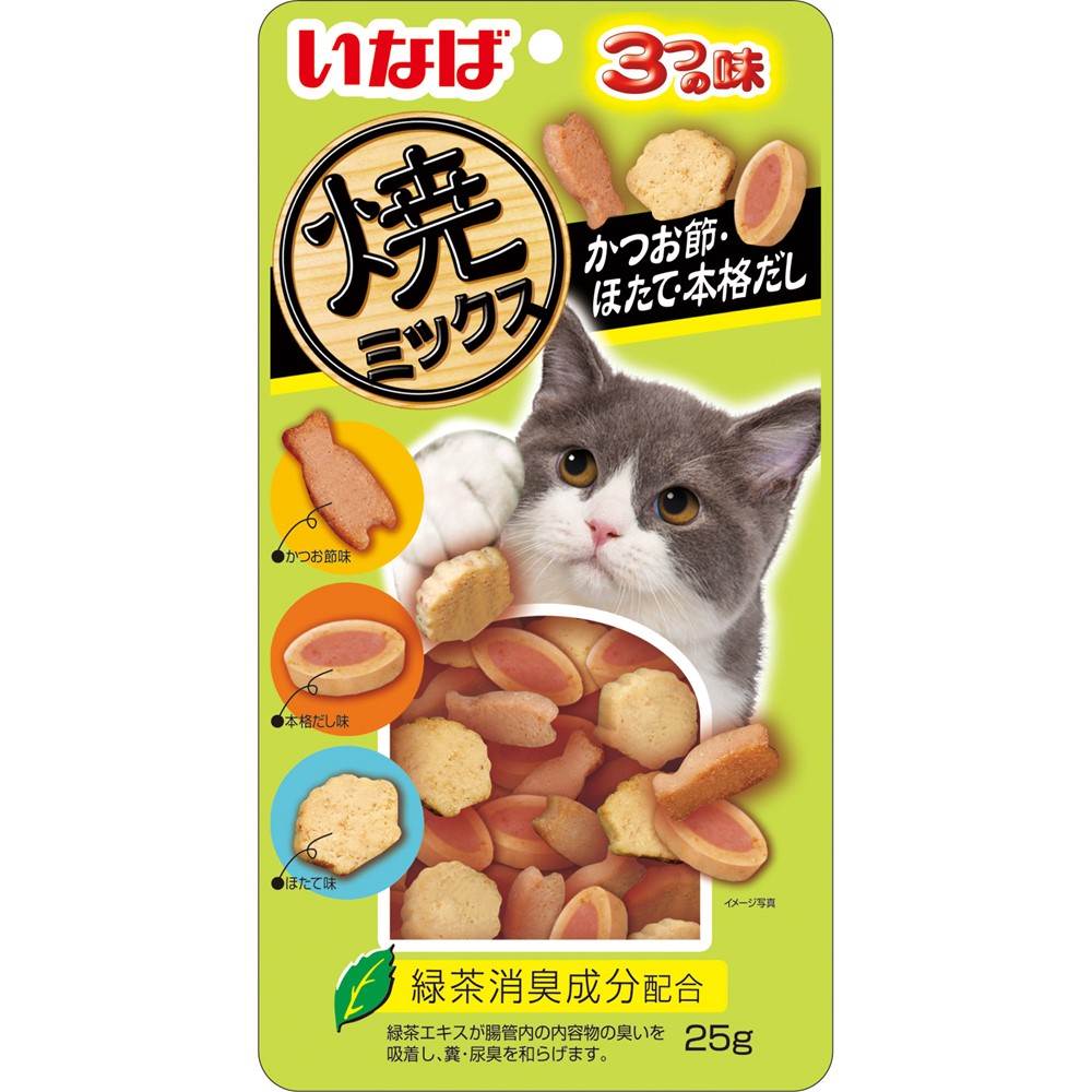焼ミックス かつお節・ほたて・本格だし 25g