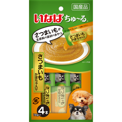 いなば ちゅｰる さつまいも かぼちゃ入り 14g×4P DS‐306