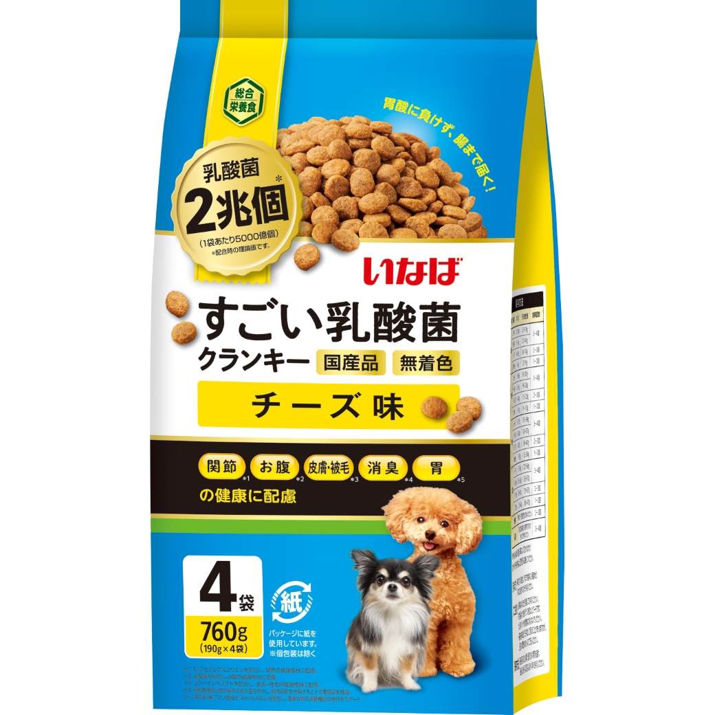 すごい乳酸菌クランキー チーズ味 190g×4袋