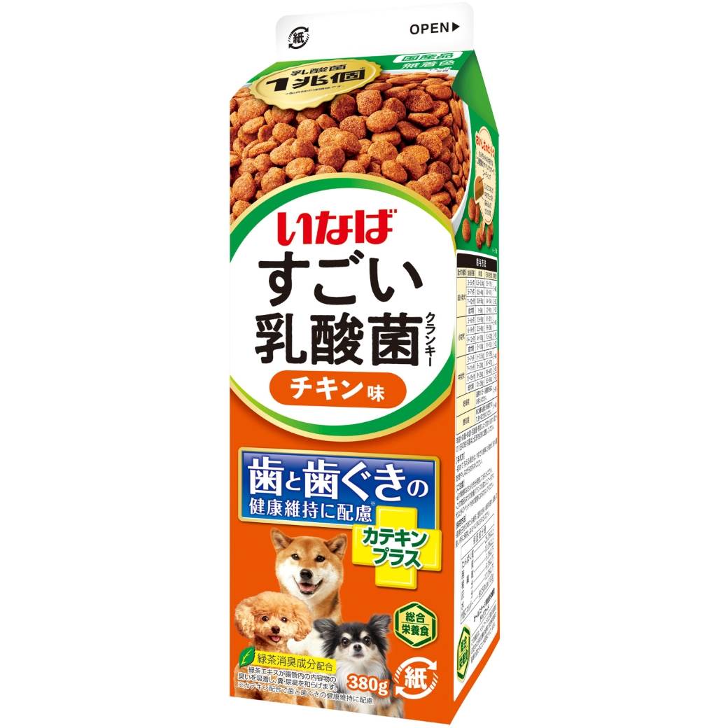 すごい乳酸菌クランキー 牛乳パック チキン味 380g