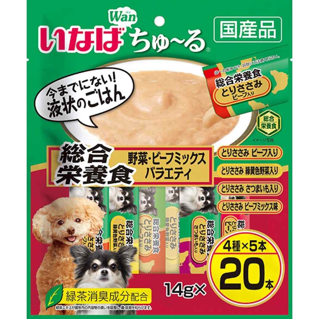 いなば ちゅ～る 総合栄養食　とりささみ・チーズバラエティ 14g×20本