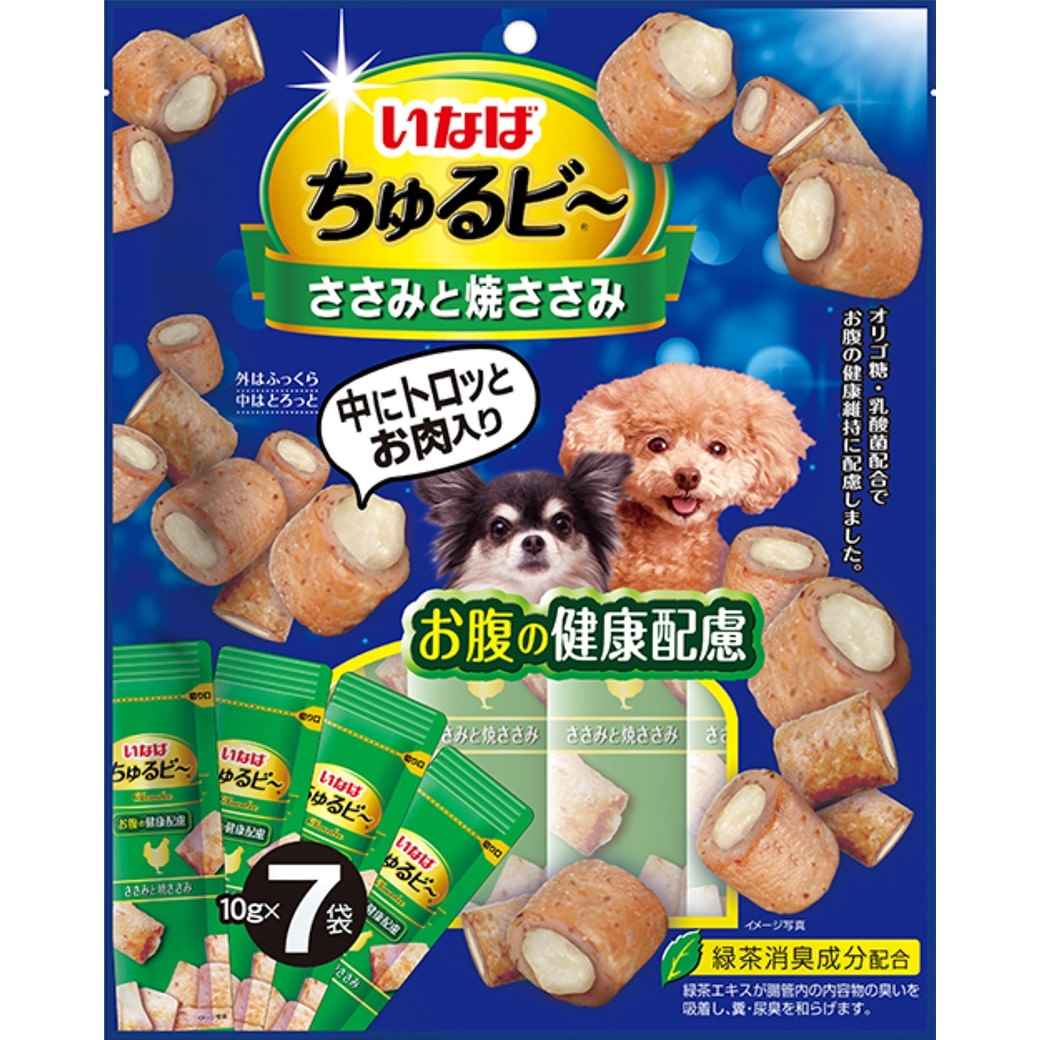 ちゅるビ～ ささみと焼ささみ　お腹の健康配慮 10g×7袋