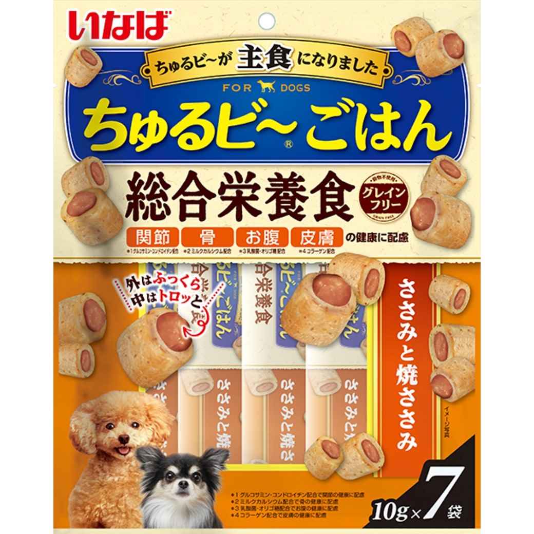 ちゅるビ～ごはん ささみと焼ささみ 10g×7袋