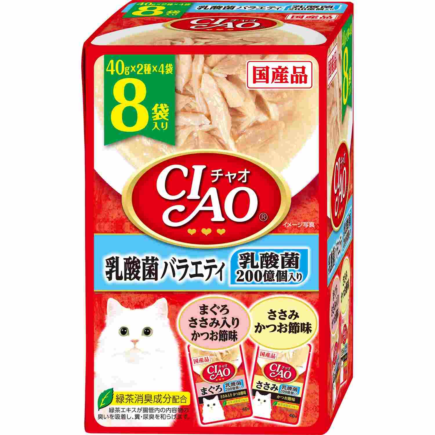CIAOパウチ 乳酸菌バラエティ 40g×8袋